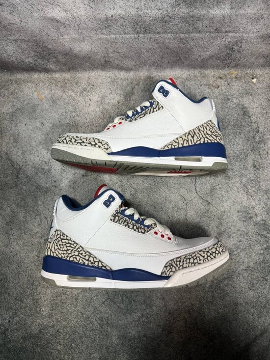 Size 8.5 | Jordan 3 True Blue With Box | Pre-Owned main image 7